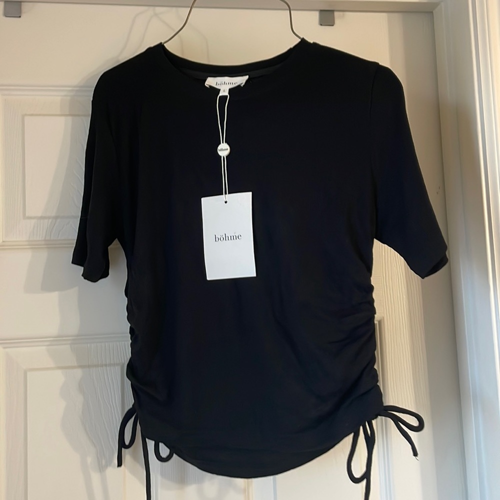 Black Cropped Top